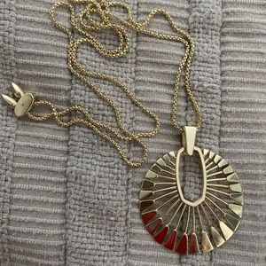 KENDRA gold Deanne long necklace
